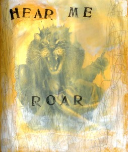 Leo's Confidence, art journal