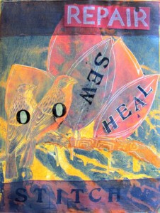 Repair, art journal