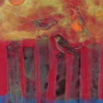 Three Children by the Lake Dream of Their Father